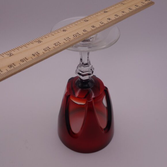 Set of Three(3) Red Wine Glasses France - Picture 9 of 12